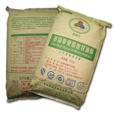 Monostearato del glicerolo distillato 99% di DGM auto-emulsionante